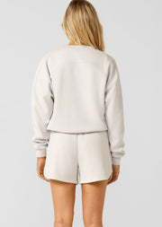 Lorna Jane Make Space Sweatshirt - Ice Grey