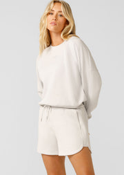 Lorna Jane Make Space Sweatshirt - Ice Grey