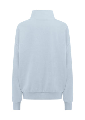 Lorna Jane Iconic Quarter Zip Sweat - Glacier Blue