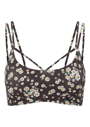 Lorna Jane Ditsy Daisy Sports Bra - Ditsy Daisy Print