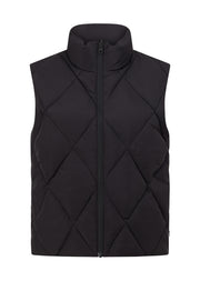Lorna Jane Winter Warmth Reversible Puffer Vest - Black