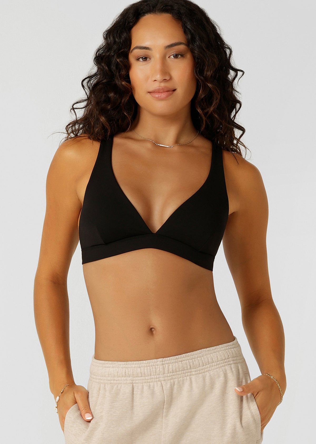 Lorna Jane Solara Sports Bra - Recycled Black