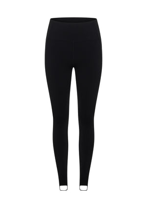 Lorna Jane Streamlined Full Length Stirrup Leggings - Black
