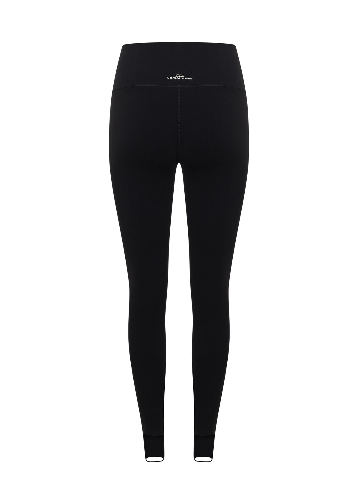 Lorna Jane Streamlined Full Length Stirrup Leggings - Black
