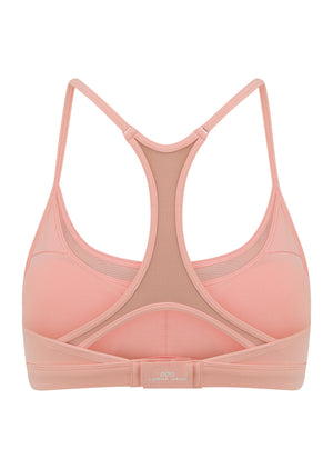 Lorna Jane Speed Up Adjustable Sports Bra - Wisteria Pink