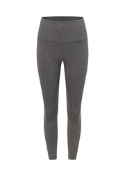 Lorna Jane Ultimate Comfort Ankle Biter Leggings - Dark Charcoal Marl