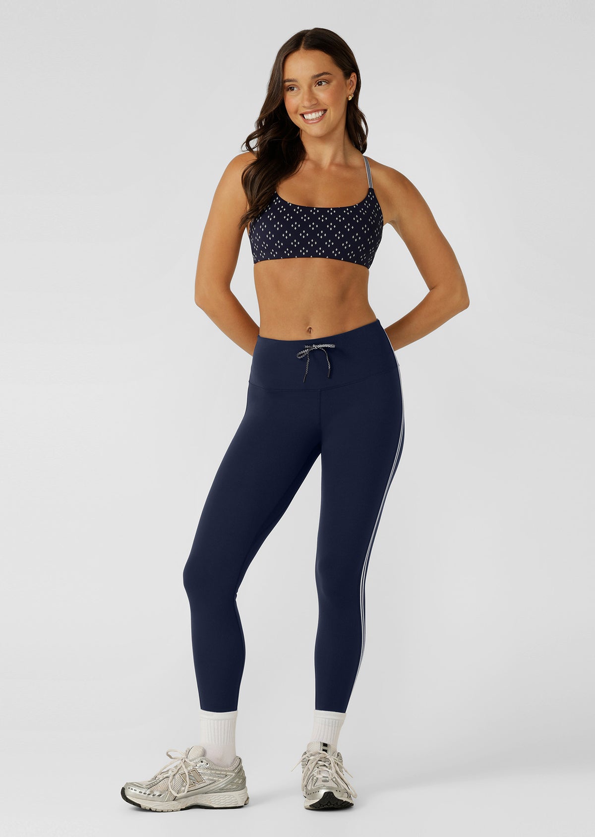 Lorna Jane Daymaker Ankle Biter Leggings - French Navy