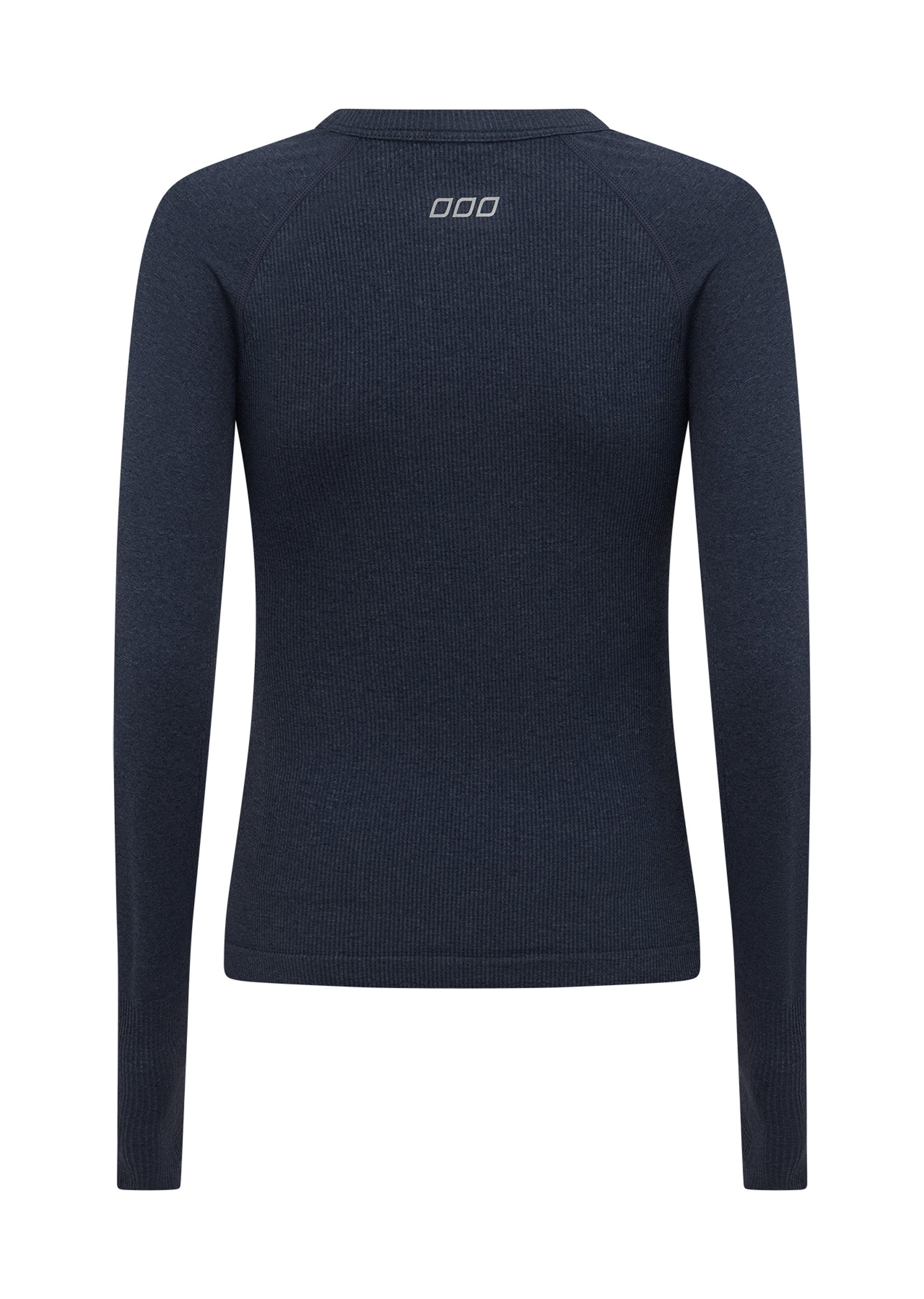 Lorna Jane Tempo Seamless Long Sleeve Top - Platinum Navy Marl