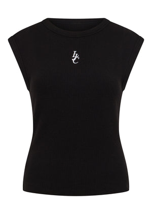 Lorna Jane Paradise Rib Top - Black