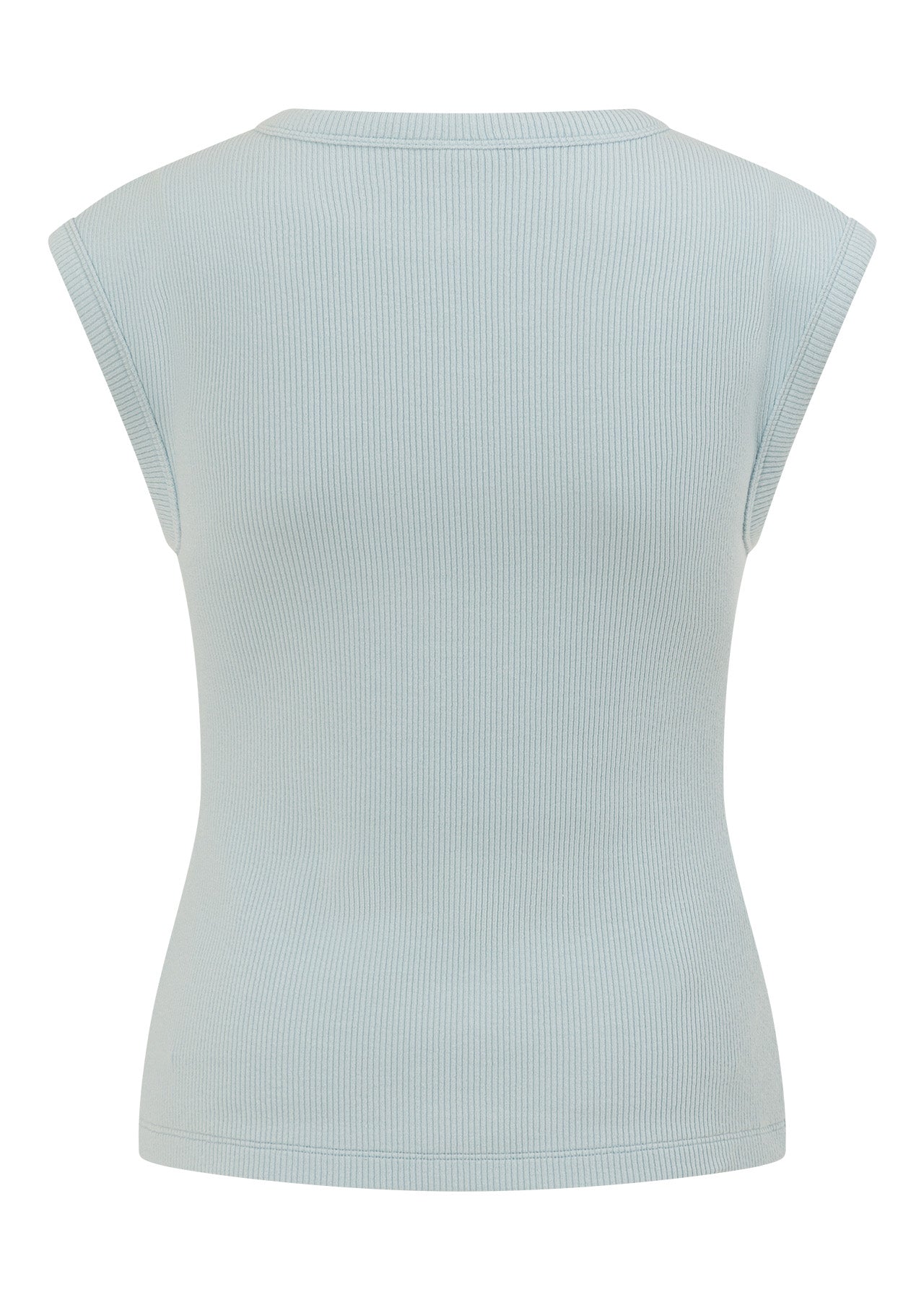 Lorna Jane Paradise Rib Top - Vibrant Sky