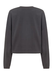 Lorna Jane Half Time Lightweight Sweat - Titanium
