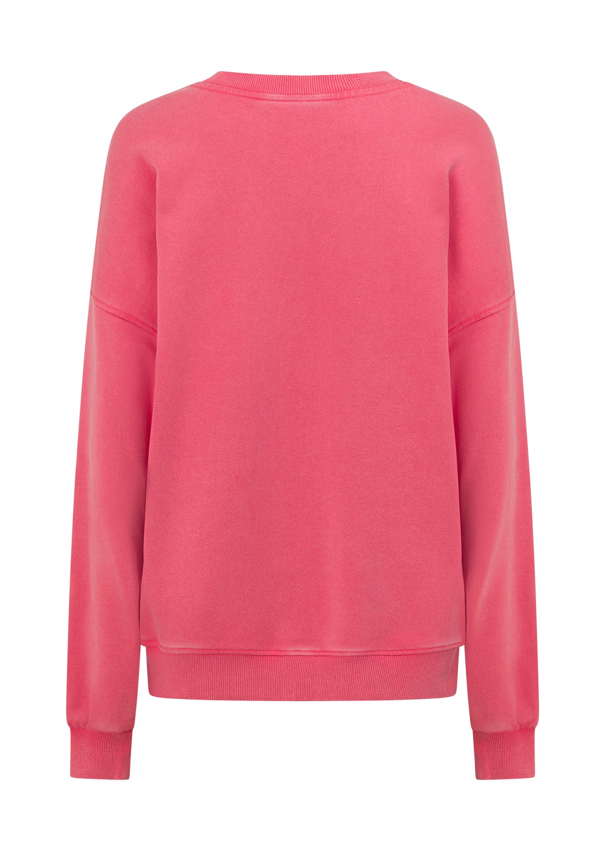 Lorna Jane Sports Club Washed Sweat - Washed Dark Pink Grapefruit