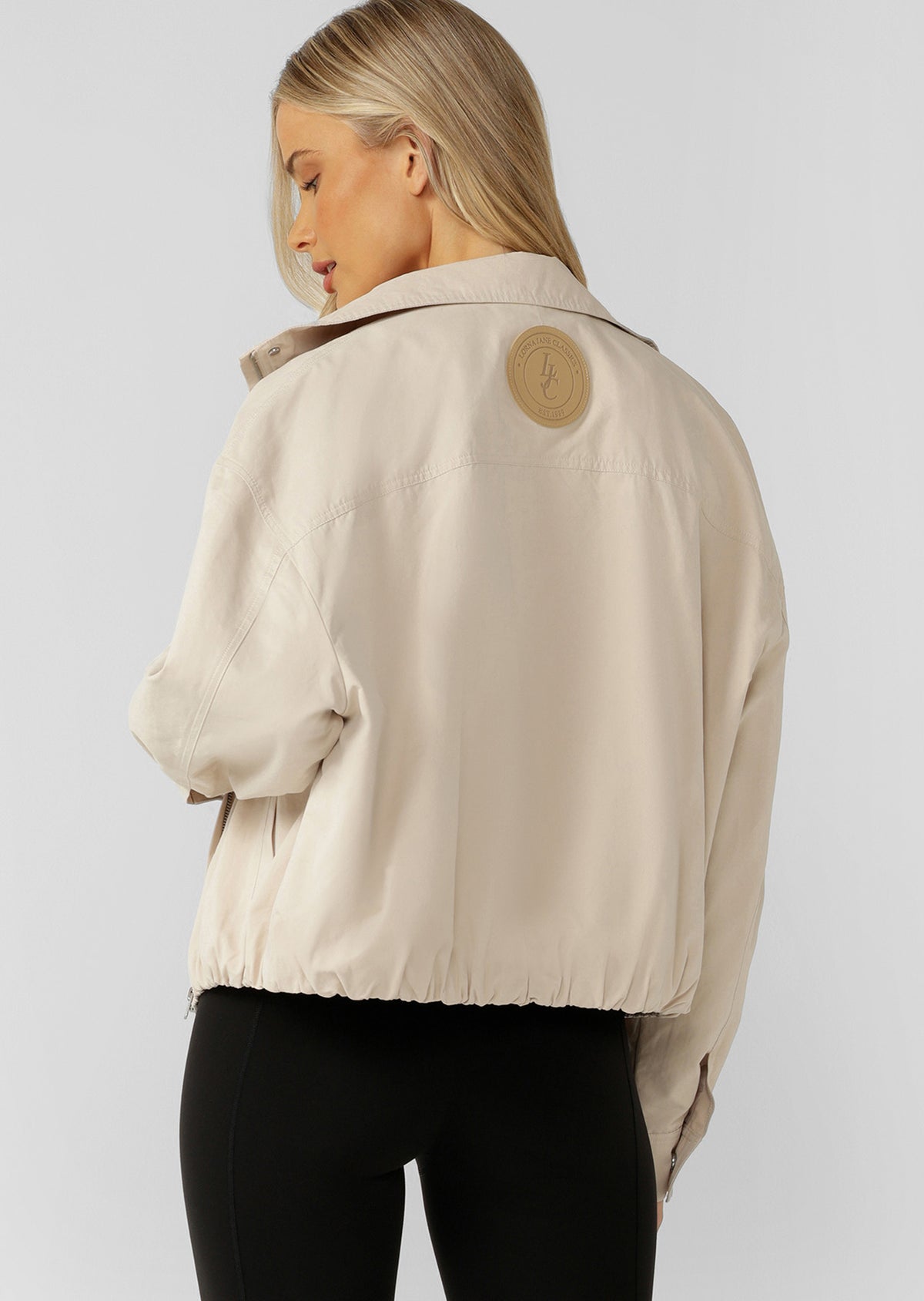 Lorna Jane Sideline Jacket - Iced Latte