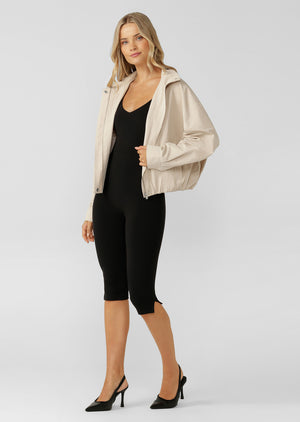 Lorna Jane Sideline Jacket - Iced Latte