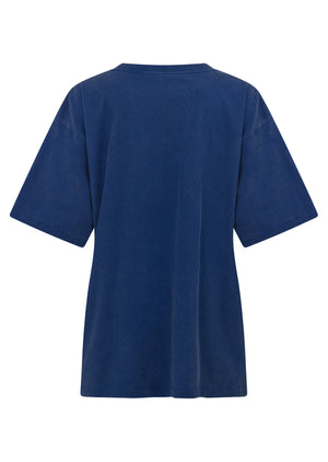 Lorna Jane Comeback Washed Boyfriend T-Shirt - Washed Storm
