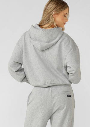 Lorna Jane Heritage Zip Through Hoodie - Grey Marl