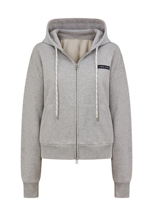 Lorna Jane Heritage Zip Through Hoodie - Grey Marl