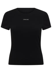 Lorna Jane Everyday Comfort Slim Rib T-Shirt - Black