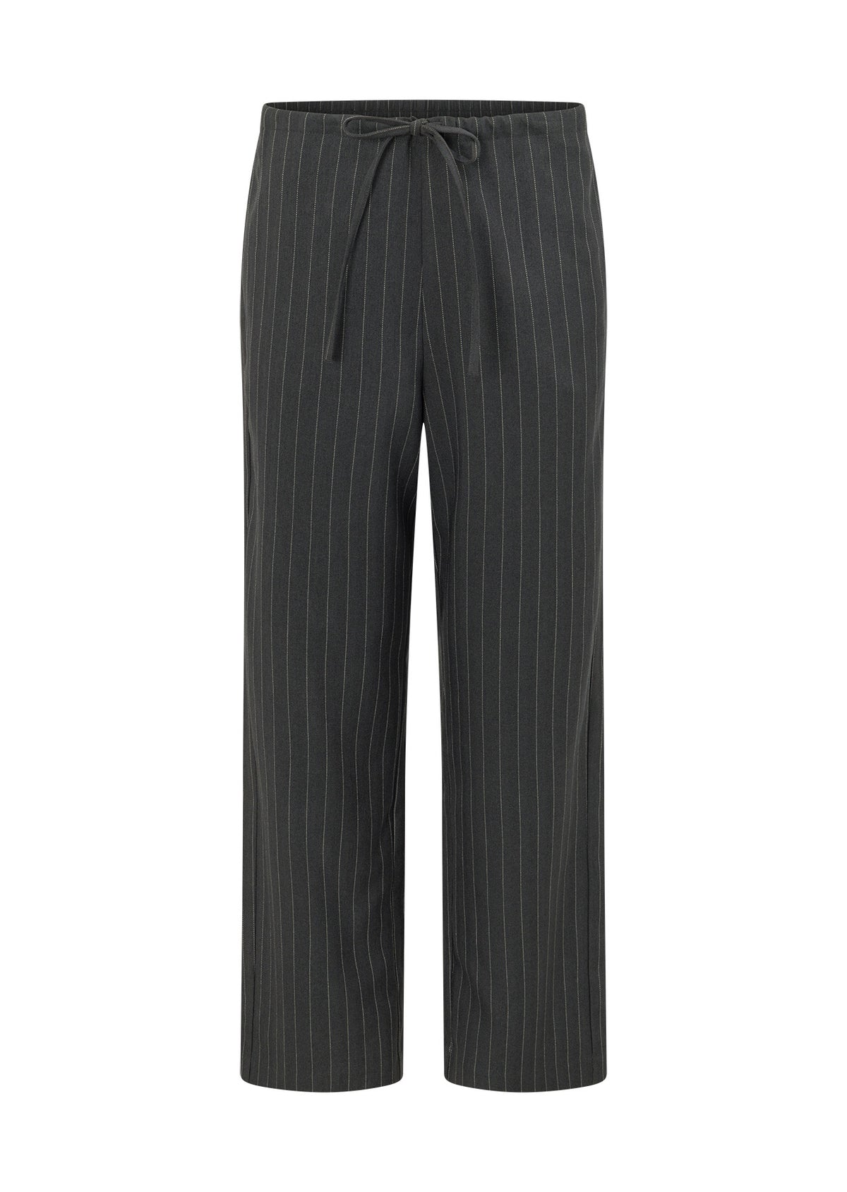Lorna Jane Effortless Tailored Pants - Titanium Pinstripe