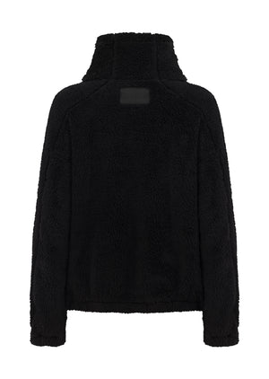 Lorna Jane Everyday Teddy Quarter Zip Sweat - Black