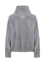 Lorna Jane Everyday Teddy Quarter Zip Sweat - Concrete Grey