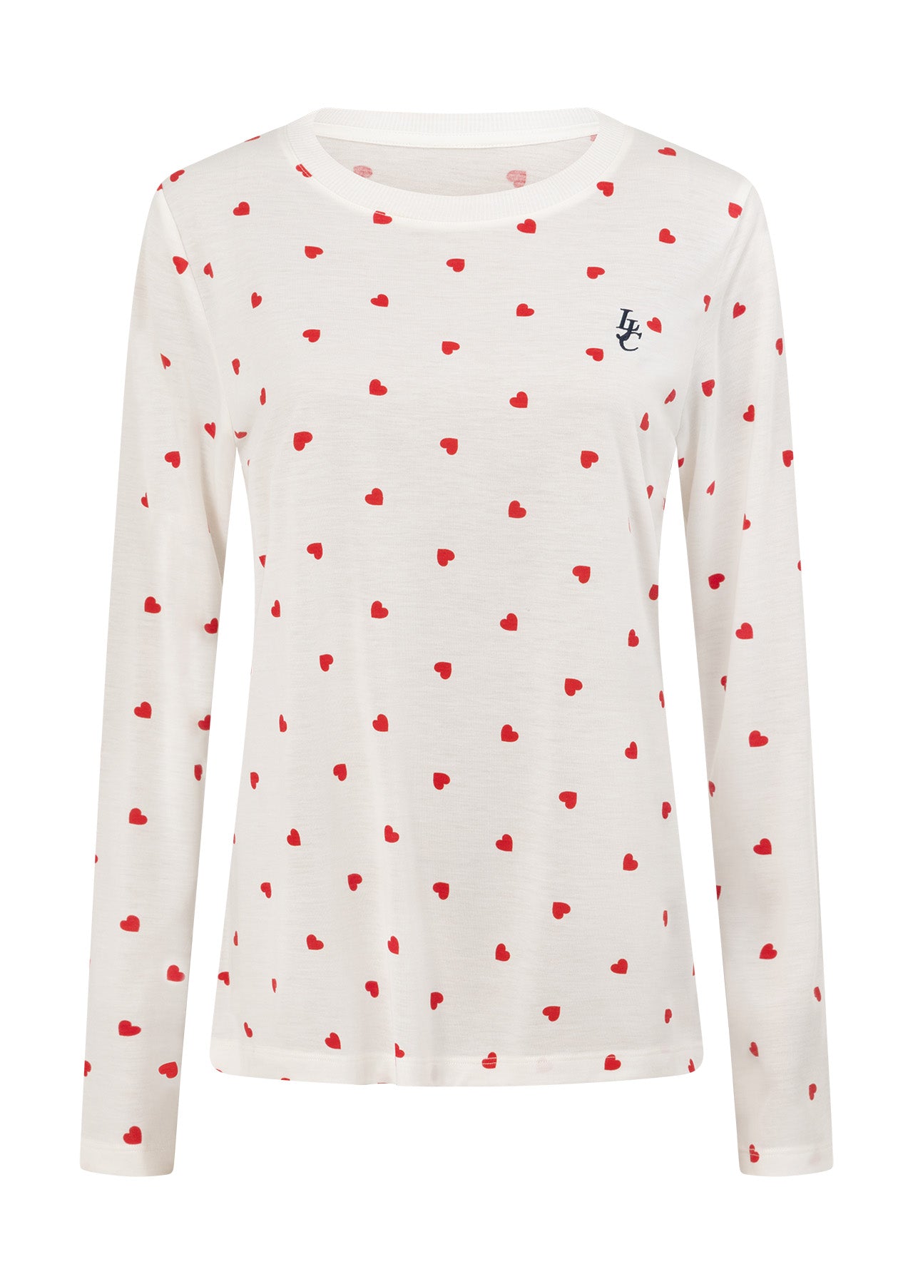 Lorna Jane Big Love Long Sleeve Lounge T-Shirt - Big Love Print