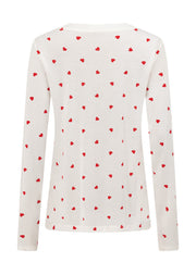Lorna Jane Big Love Long Sleeve Lounge T-Shirt - Big Love Print