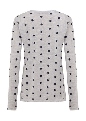 Lorna Jane Sweet Spot Long Sleeve Lounge T-Shirt - Sweet Spot Lounge Print