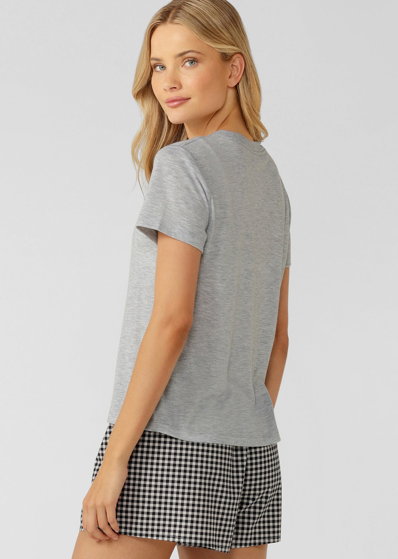 Lorna Jane Busy Sleeping T-Shirt - Grey Marl
