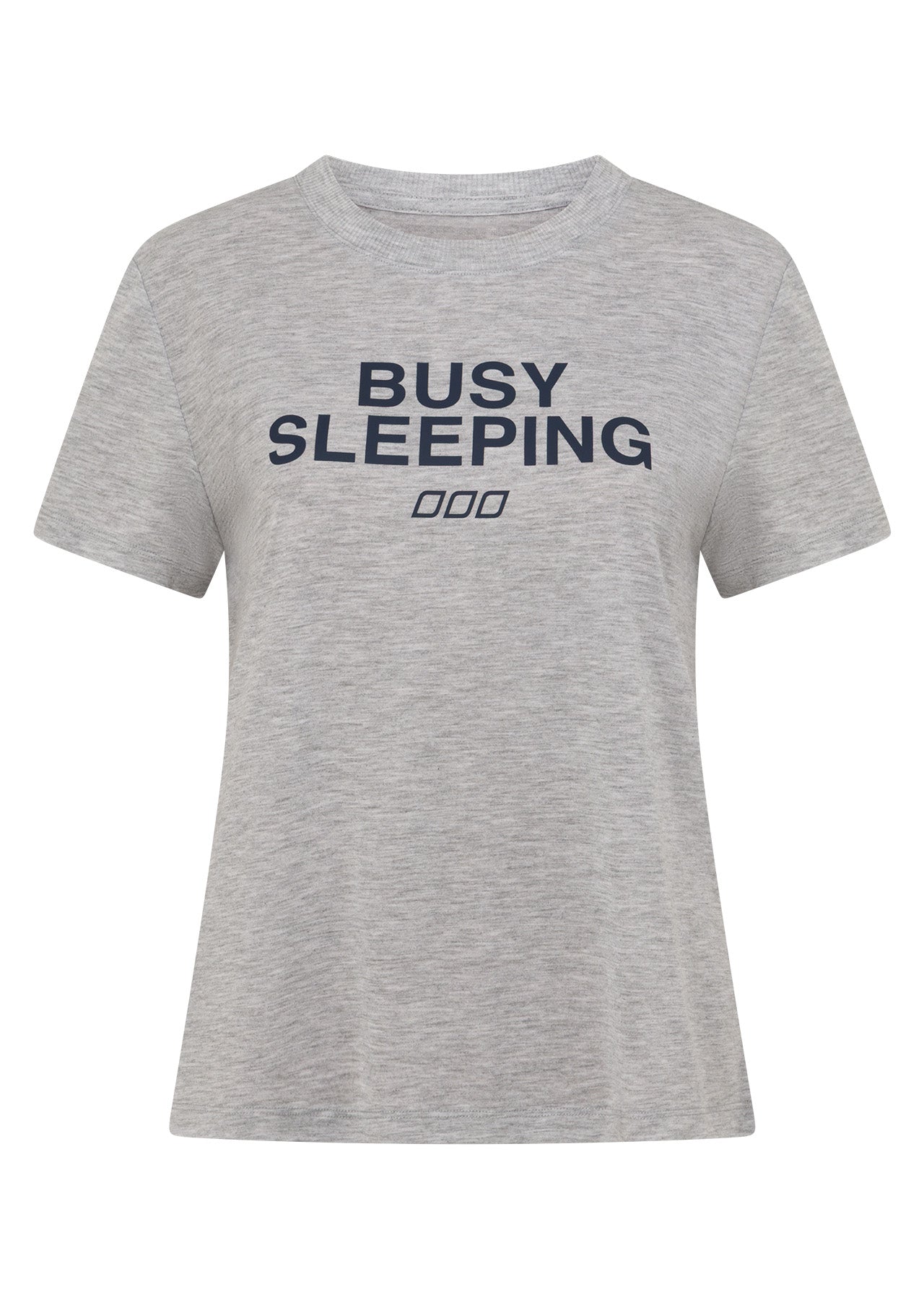 Lorna Jane Busy Sleeping T-Shirt - Grey Marl
