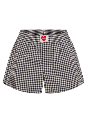 Lorna Jane Sweet Gingham Check Sleep Shorts - Sweet Gingham Check Print