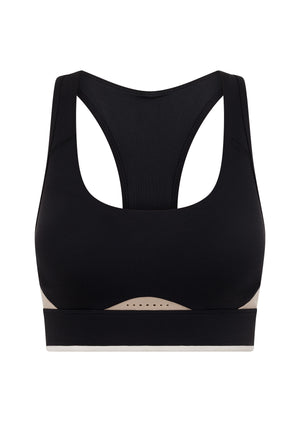Lorna Jane Amplify Bonded Sports Bra - Black