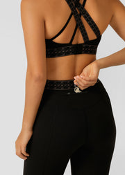 Lorna Jane High Definition Zip Pocket Full Length Leggings - Black