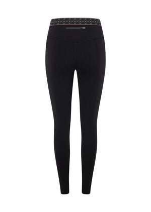 Lorna Jane High Definition Zip Pocket Full Length Leggings - Black