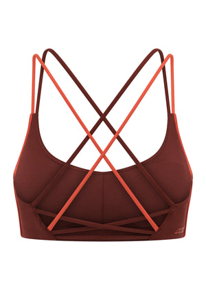 Lorna Jane Mindful Movement Sports Bra - Merlot