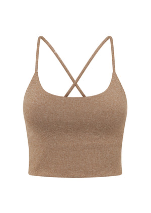 Lorna Jane Campus Classic Bra Tank Combo - Cedar Marl