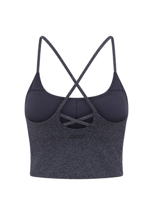 Lorna Jane Campus Classic Bra Tank Combo - Midnight Marl