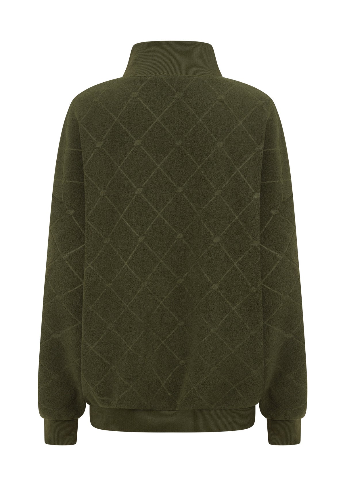 Lorna Jane Iconic Monogram Fleece Sweat - Luxury Green