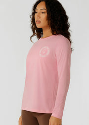 Lorna Jane parkrun Long Sleeve Tee - Strawberry Lemonade