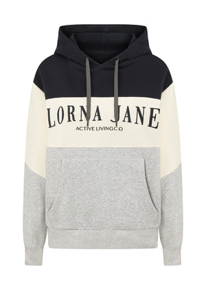 Lorna Jane Championship Oversized Fleece Hoodie - Multi