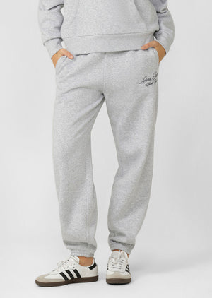 Lorna Jane Sports Club Fleece Sweatpants - Grey Marl