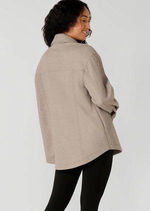 Lorna Jane Sunrise Shacket - Bone Marl