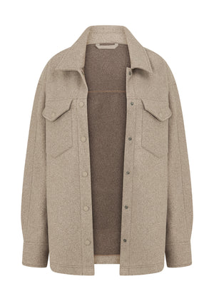 Lorna Jane Sunrise Shacket - Bone Marl