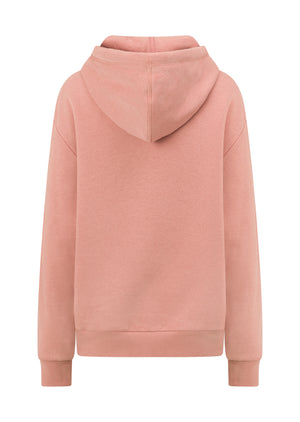 Lorna Jane Lounge Fleece Hoodie - Ash Rose