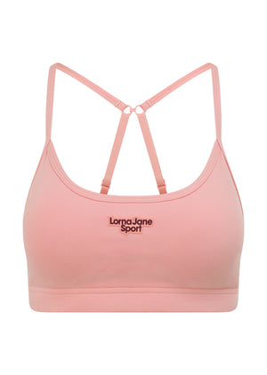 Lorna Jane Limited Edition Sammy Sports Bra - Wisteria Pink