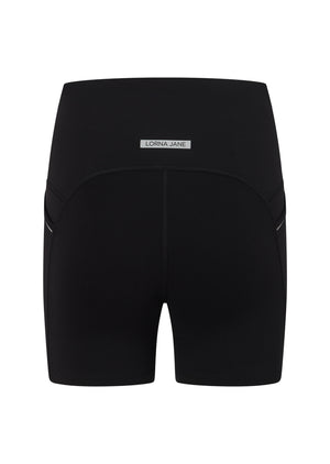 Lorna Jane Peak Performance 3 Pocket 12cm Bike Shorts - Recycled Black
