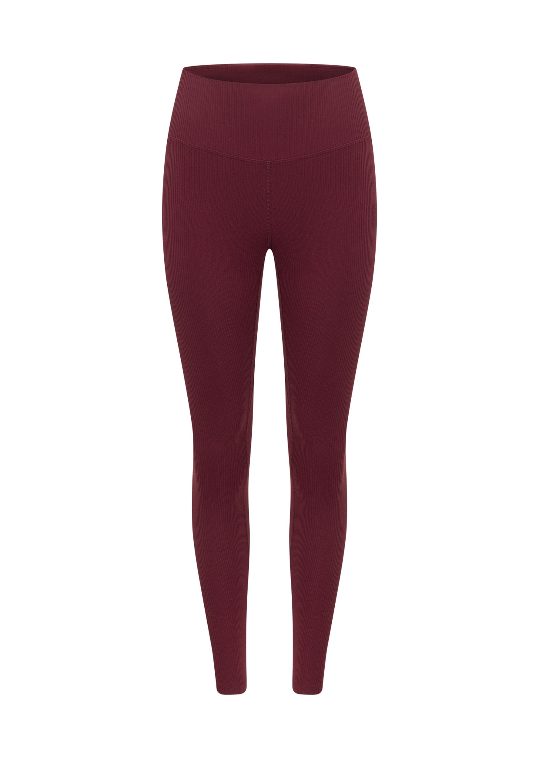 Lorna Jane Irresistible Rib Full Length Leggings - Cranberry