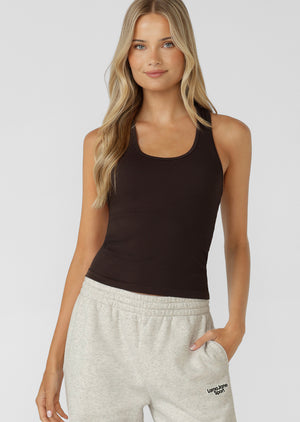Lorna Jane All Sports Seamless Bra Tank Combo - Volcano