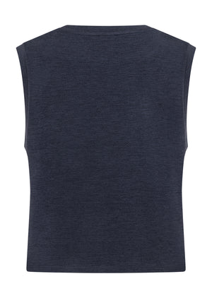 Lorna Jane Half Time Active Tank - Platinum Navy Marl