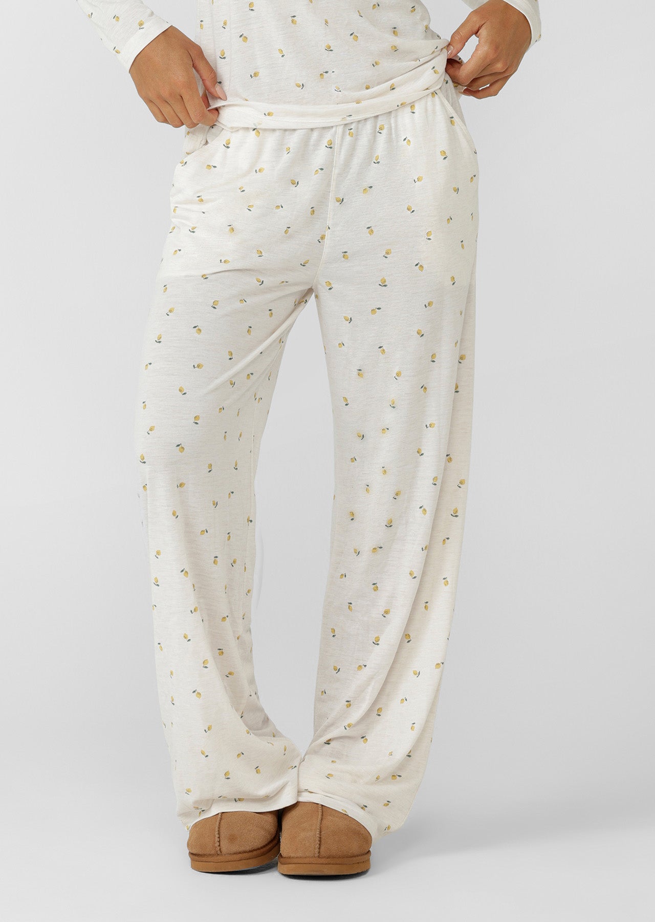 Lorna Jane Sweet Citrus Sleep Pants - Sweet Citrus Print
